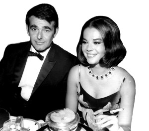 Whitman with Natalie Wood, 1969.