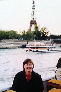 A leisurely cruise past the Eiffel Tower, Paris.