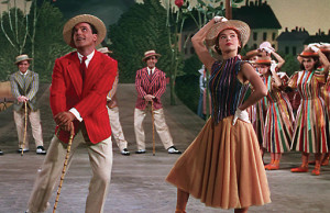 With Gene Kelly in “An American in Paris.”