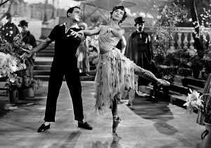 Dancing with Kelly in “An American in Paris.”