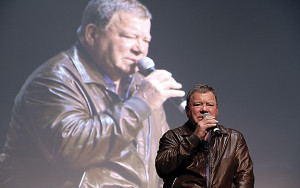 Shatner at a conference in Europe. (photo courtesy U.S. Army Europe Images, Heidelberg, Germany, via Wikimedia Commons)